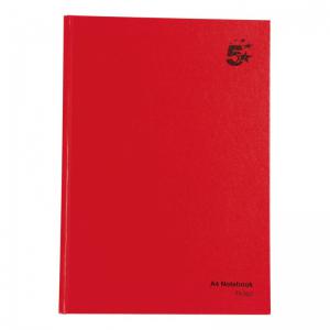 Cheap Stationery Supply of 5 Star Manuscript Book Casebound 70gsm Ruled 192 Pages A4 Pack of 5 Office Statationery