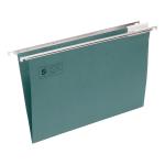 5 Star Suspension File Manilla Heavyweight with Tabs and Inserts A4 Green Ref 100331403 Pack of 50