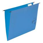 5 Star Suspension Files Manilla Wrapover Bar Tabs and Inserts Foolscap Blue Ref 100331409 Pack of 50