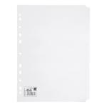 5 Star Subject Dividers Multipunched Manilla Card 5-Part A4 White