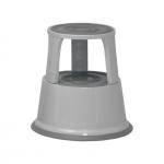 5 Star Step Stool Mobile Spring-loaded Castors up to 150kg Top D290xH430xBase D435mm 5kg Grey