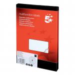 5 Star Labels Laser Copier and Inkjet 70x42.4mm 21 per Sheet 2100 Labels