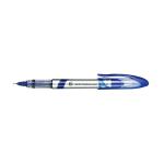 5 Star Liquid Fineliner Pen 0.4mm Line Blue Pack of 12