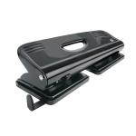 5 Star Punch 4-Hole Metal with Plastic Base Capacity 16x 80gsm Black