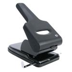 5 Star Punch Heavy-duty 2-Hole Metal with Plastic Base Capacity 65x 80gsm Black and Grey