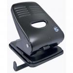 5 Star Punch 2-Hole Metal with Plastic Base Capacity 40x 80gsm Black