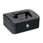 5 Star Cash Box 8 Inch W150xD200xH78mm Anthracite Black