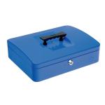 5 Star Cash Box 12 Inch W300xD240xH90mm Blue