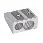 5 Star Pencil Sharpener Pocket-sized Metal for Max. Diameter 8mm Double Hole Pack of 5