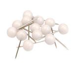 5 Star Map Pins 5mm Head White Pack of 100