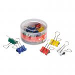 5 Star Foldback Clips 19mm Assorted Pack of 12