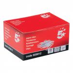 5 Star Paperclips Metal Small 22mm Plain Pack of 1000