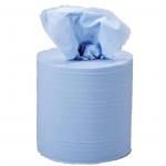 5 Star Centrefeed Tissue Refill for Dispenser Blue Two-ply 150m [Pack 6]