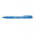 5 Star Ball Pen Retractable Medium 1.0mm Tip 0.7mm Line Blue Pack of 20