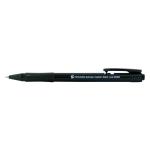 5 Star Ball Pen Retractable Medium 1.0mm Tip 0.7mm Line Black Pack of 20