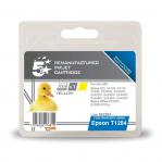 5 Star Compatible Inkjet Cartridge Capacity 3.5ml Yellow [Epson T1284 Alternative]
