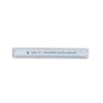 5 Star Ruler Plastic Shatter-resistant 300mm Blue Tint Pack of 10