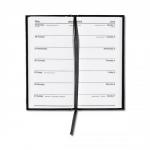 5 Star 2014 Pocket Diary Slim 2 Weeks to View 70gsm W80xH160mm Black