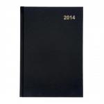 5 Star 2014 Diary Day to Page Saturday and Sunday Separate 70gsm W148xH210mm A5 Black