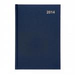 5 Star 2014 Diary Day to Page Saturday and Sunday Separate 70gsm W148xH210mm A5 Blue