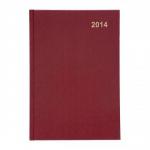 5 Star 2014 Diary Day to Page Saturday and Sunday Separate 70gsm W148xH210mm A5 Red