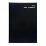 5 Star 2014 Appointment Diary Day to Page Half-hourly Intervals 70gsm W210xH297mm A4 Black