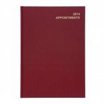5 Star 2014 Appointment Diary Day to Page Half-hourly Intervals 70gsm W210xH297mm A4 Red