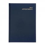 5 Star 2014 Appointment Diary Day to Page Half-hourly Intervals 70gsm W148xH210mm A5 Blue