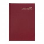 5 Star 2014 Appointment Diary Day to Page Half-hourly Intervals 70gsm W148xH210mm A5 Red
