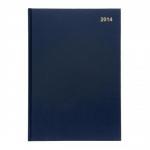 5 Star 2014 Diary 2 Days to Page Combined Saturday and Sunday 70gsm W210xH297mm A4 Blue
