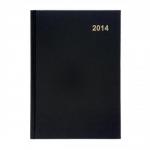 5 Star 2014 Diary 2 Days to Page Combined Saturday and Sunday 70gsm W148xH210mm A5 Black