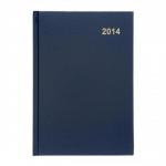 5 Star 2014 Diary 2 Days to Page Combined Saturday and Sunday 70gsm W148xH210mm A5 Blue