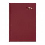 5 Star 2014 Diary 2 Days to Page Combined Saturday and Sunday 70gsm W148xH210mm A5 Red