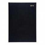 5 Star 2014 Diary Week to View Full Week on Two Pages 70gsm W210xH297mm A4 Black