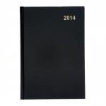 5 Star 2014 Diary Week to View Full Week on Two Pages 70gsm W148xH210mm A5 Black