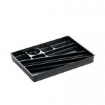 Durable Desk Drawer Organiser Black
