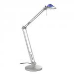 Alba Bluebird Halogen Desk Lamp Grey/Blu