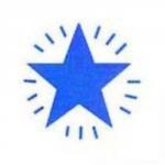 XStamper Xclamations Star Blue X11759
