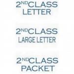 Xstamper 3In1 Wdstamp 2Nd Class Post Blu