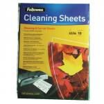 fellowes lam A4  carrier/cleaning sht p10
