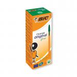 Bic Orange Fine BallPen Green 10113