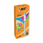 Bic 4 Colours Fashion Assorted Pack of 12