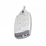 Belkin 6 Way Surge With Tel/AV Prot 2M