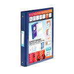 bantex 4ringbinder pvc A4  blue 100080876