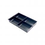 FF Insert Tray Plastic 2In 4Comp 2/4
