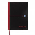 Black n Red Book Casebound 90gsm Ruled Indexed A-Z 192pp A6 Ref 100080431 [Pack 5]