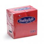 Maxima Napkin 400mm 2Ply Red Pack of 100