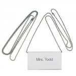 Durable Badge Chain Silver Pack of 10 8104/23