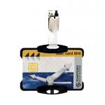 Durable Security Pass Hldr Black  Pack of 25 Black 