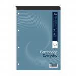 Cambridge Refill Pad Headbound Narrow Ruled Margin Punched 4 Holes 70gsm 160pp A4 Ref 100080168 [Pack 5]